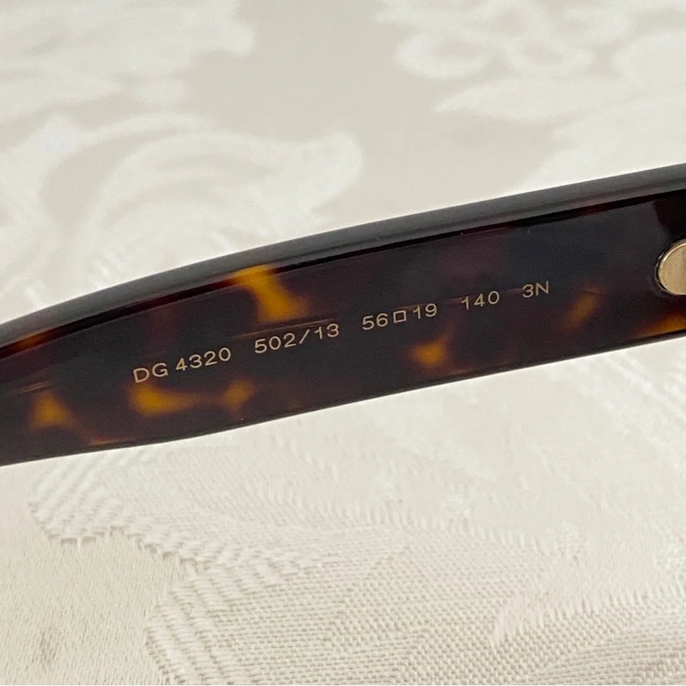 Dolce & Gabbana brown butterfly shape Oversized Sunglasses